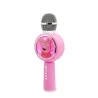 MICROFONO KARAOKE CON ALTOPARLANTE WIRELESS PEPPA PIG, LUCE LED POPSING ROSA - The Shop Gamer