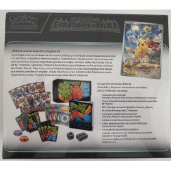 POKEMON CAJA DE ENTRENADOR ELITE SV2 EVO PALDEA ESCARLATA Y PÚRPURA EVOLUCIONES EN PALDEA JCC POKEMON ESPAÑOL JUEGO DE CARTAS