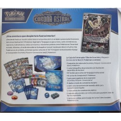 POKEMON JUEGO DE CARTAS COLECCIONABLES CAJA ENTRENADOR ELITE CORONA ASTRAL ESCRALATA Y PÚRPURA SV7