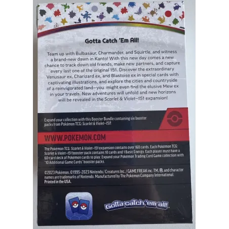 POKEMON SAMMELKARTENSPIEL, 6 BOOSTER-PACKS, BOOSTER BUNDLE SCARLET & VIOLET 151, ENGLISCHE VERSION - The Shop Gamer