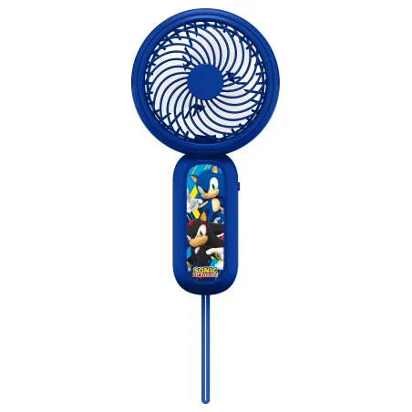 MINI-HANDVENTILATOR SONIC THE HEDGEHOG MIT AKKU, BLAU - The Shop Gamer