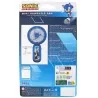 SONIC THE HEDGEHOG MINI HANDHELD FAN WITH RECHARGEABLE BATTERY, BLUE - The Shop Gamer