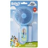 MINI VENTILADOR DE MANO BLUEY CON BATERÍA RECARGABLE COLOR AZUL PÁLIDO