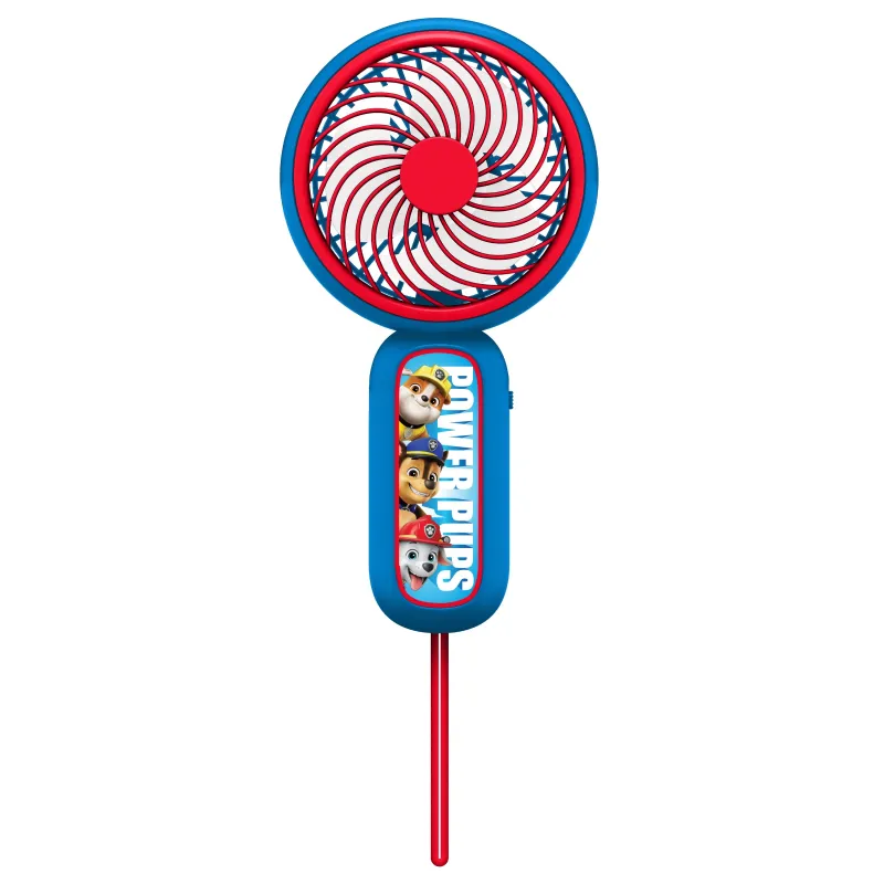 PAW PATROL HANDHELD MINI FAN WITH RECHARGEABLE BATTERY, BLUE AND RED - The Shop Gamer