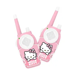 HELLO KITTY WALKIE TALKIES, BATTERY-POWERED INTERCOMS, BATTERIES NOT INCLUDED, PINK AND WHITE - The Shop Gamer