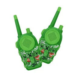 MINECRAFT WALKIE TALKIES SET, BATTERY-POWERED INTERCOMS, BATTERIES NOT INCLUDED, GREEN - The Shop Gamer
