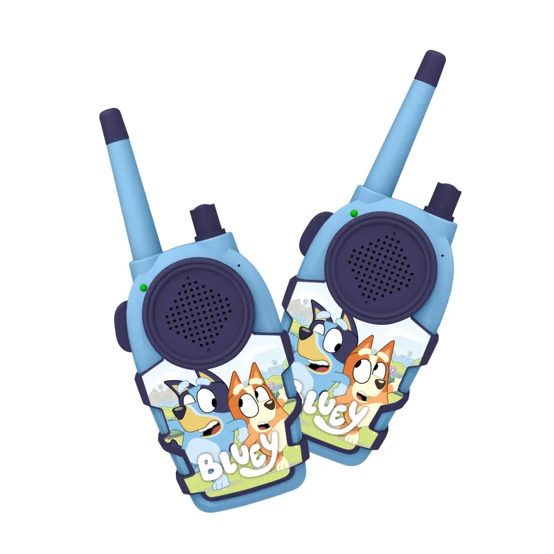 BLUEY WALKIE TALKIES SET, BATTERY-POWERED, BATTERIES NOT INCLUDED, PALE BLUE - The Shop Gamer