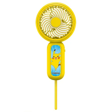 MINI-HANDVENTILATOR POKÉMON PIKACHU MET OPLAADBARE BATTERIJ, GEEL - The Shop Gamer