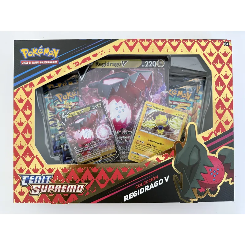 POKEMON BOX REGIDRAGO V12.5 CENIT, REGIDRAGO V SAMMLUNG, JCC POKEMON, SPANISCHES SAMMELKARTENSPIEL - The Shop Gamer