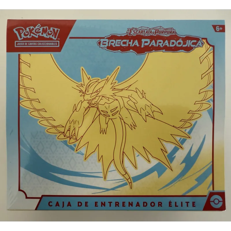POKEMON CAIXA DE TREINADOR ELITE SV4 ESCARLATA Y PÚRPURA BRECHA PARADOJICA COLAGRITO (AMARELO) JCC POKEMON ESPANHOL - The Shop G