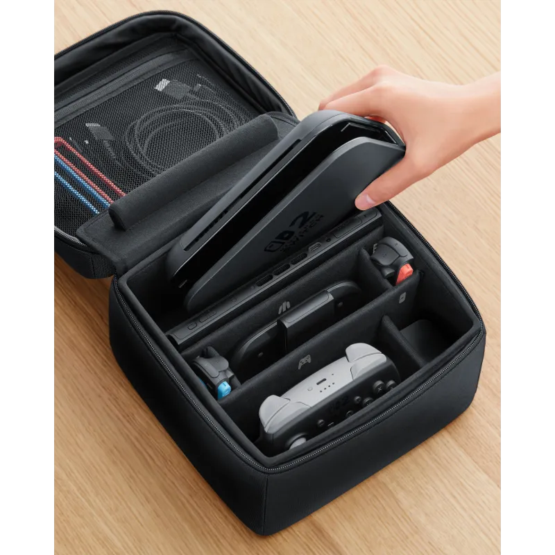 NINTENDO SWITCH 2, ESTOJO TUDO-EM-UM PARA GUARDAR E TRANSPORTAR SWITCH 2, TODOS OS ACESSÓRIOS E JOGOS - The Shop Gamer