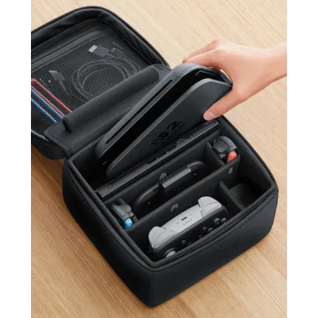 NINTENDO SWITCH 2 ÉTUI DE TRANSPORT TOUT-EN-UN, MALLETTE POUR RANGER ET TRANSPORTER SWITCH2 ET TOUS SES ACCESSOIRES ET JEUX - Th