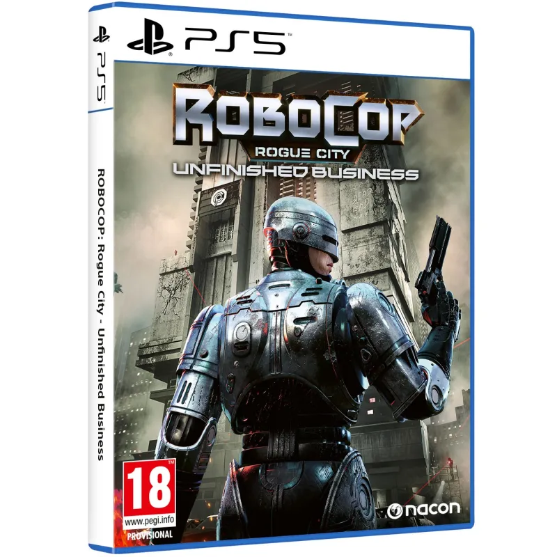ROBOCOP ROGUE CITY UNFINISHED BUSINESS PS5 PHYSICAL GAME FOR PLAYSTATION 5, SPANISH VERSION, EUROPEAN WARRANTY EU WARRANTY - The