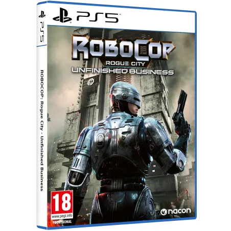 ROBOCOP ROGUE CITY UNFINISHED BUSINESS PS5 JEU PHYSIQUE POUR PLAYSTATION 5, VERSION ESPAGNOLE, GARANTIE EUROPÉENNE EU WARRANT - 