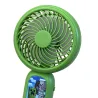 MINECRAFT MINI HANDHELD FAN WITH RECHARGEABLE BATTERY, GREEN - The Shop Gamer