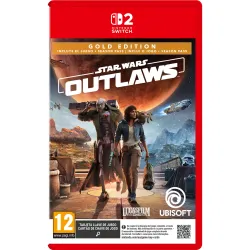 STAR WARS OUTLAWS GOLD EDITION SWITCH2 CARTE CLÉ DE JEU POUR NINTENDO SWITCH 2, VERSION ESPAGNOLE, GARANTIE EUROPÉENNE - The Sho