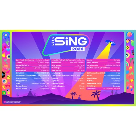LET´S SING 2026 + 2 MICRÓFONOS ELIGE VERSIÓN PS5 PLAYSTATION5 NINTENDO SWITCH JUEGO FÍSICO VERSIÓN ESPAÑOLA GARANTÍA EU