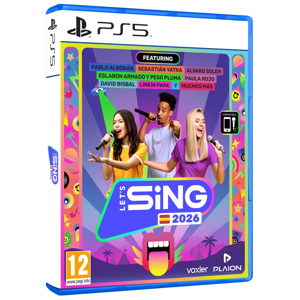 PREVENTA LET´S SING 2026 ELIGE TU VERSIÓN PS5 PLAYSTATION 5 NINTENDO SWITCH JUEGO FÍSICO VERSIÓN ESPAÑOLA GARANTÍA EUROPEA
