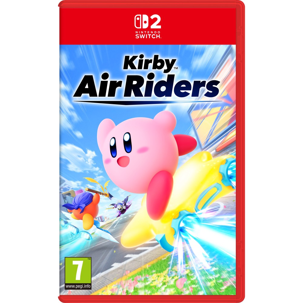 KIRBY AIR RIDERS SWITCH2 JUEGO FÍSICO PARA NINTENDO SWITCH 2 VERSIÓN ESPAÑOLA GARANTÍA EUROPEA EUROPEAN WARRANTY