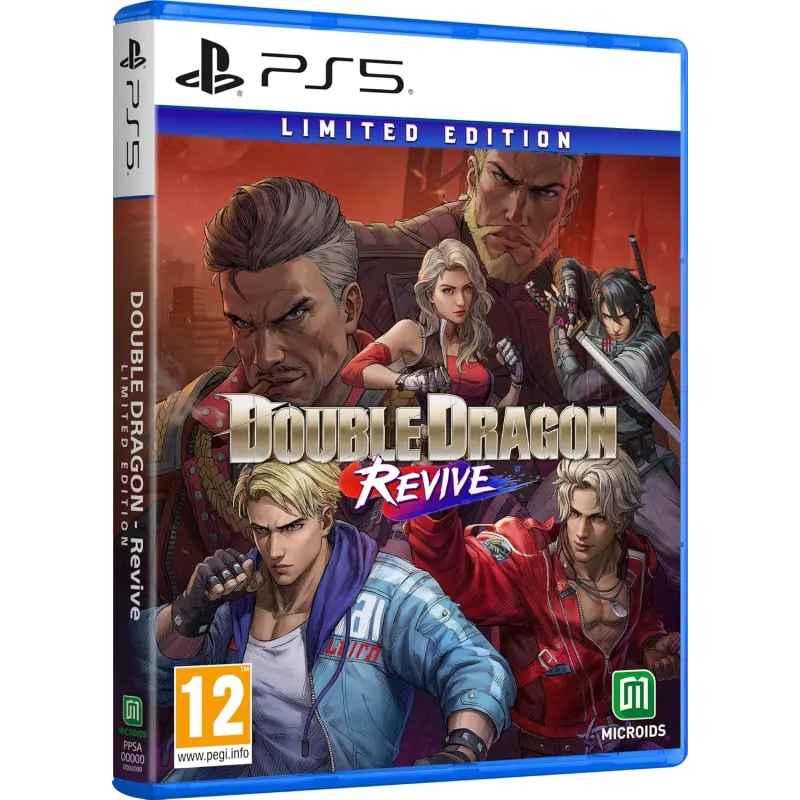 DOUBLE DRAGON REVIVE LIMITED EDITION KIES JE VERSIE PS5 PLAYSTATION 5 NINTENDO SWITCH OF XBOX SERIES X FYSIEKE SPAANSE VERSIE - 