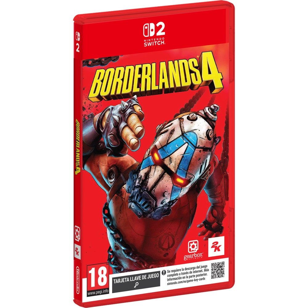 BORDERLANDS 4 SWITCH2 CAJA CON TARJETA LLAVE DE JUEGO PARA NINTENDO SWITCH 2 VERSIÓN ESPAÑOLA GARANTÍA EUROPEA