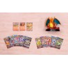 CARTAS POKÉMON PACK CHARIZARD EX 3 CARTAS HOLOGRÁFICAS DE PROMOCIÓN 1 FIGURA PARA EXHIBIR UNA CARTA Y 10 SOBRES DE MEJORA