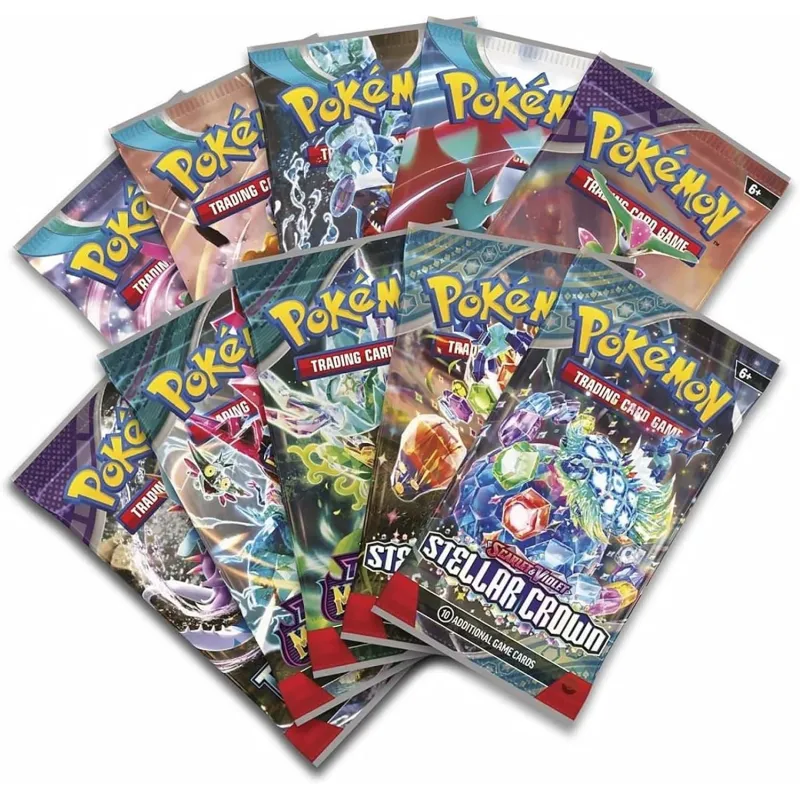POKÉMON-PACK CHARIZARD EX, 3 HOLOGRAFISCHE PROMO-KARTEN, 1 KARTENSTÄNDER UND 10 BOOSTERPACKS - The Shop Gamer
