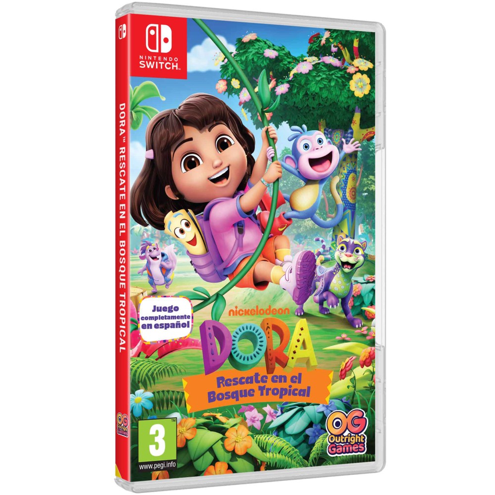 DORA RESCATE EN EL BOSQUE TROPICAL SWITCH JUEGO FÍSICO PARA NINTENDO SWITCH VERSIÓN ESPAÑOLA GARANTÍA EUROPEA