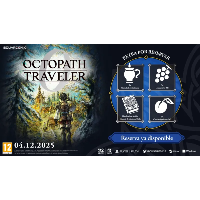 OCTOPATH TRAVELER 0 CHOISISSEZ LA VERSION PS5 PLAYSTATION5 NINTENDO SWITCH2 CARTE CLÉ NINTENDO SWITCH VERSION ESPAGNOLE - The Sh