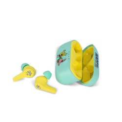 AURICULARES INALÁMBRICOS TRUE WIRELESS SOUND BOB ESPONJA CON ESTUCHE DE CARGA SPONGEBOB SQUAREPANTS