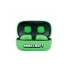 AURICULARES INALÁMBRICOS TRUE WIRELESS SOUND MINECRAFT CON ESTUCHE DE CARGA CON IMAGEN 3D Y LICENCIA OFICIAL MINECRAFT