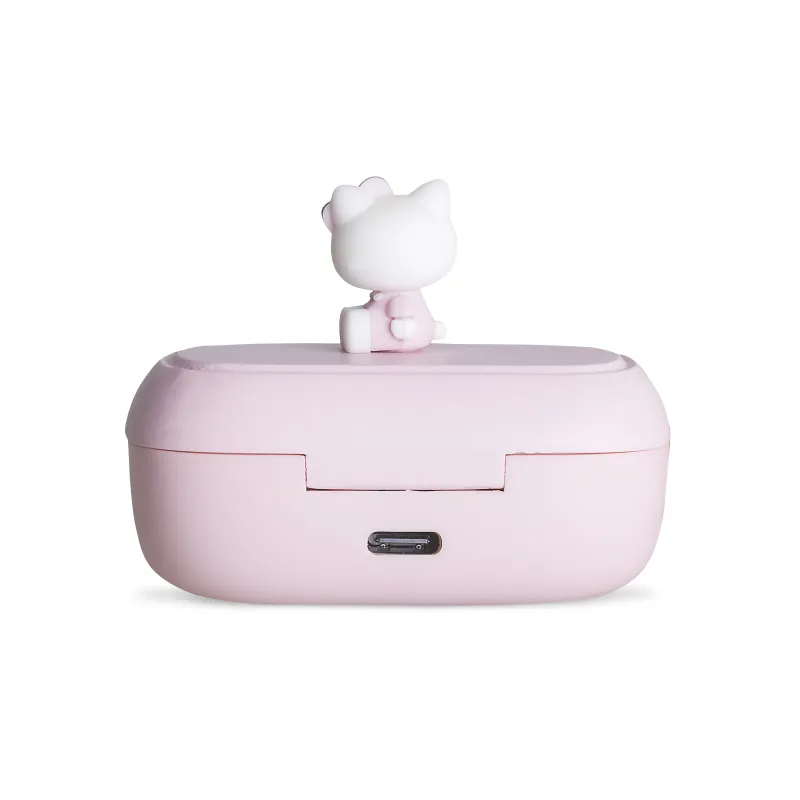 KABELLOSE TRUE-WIRELESS-KOPFHÖRER HELLO KITTY MIT LADEETUI, 3D-MOTIV UND OFFIZIELLER LIZENZ HELLO KITTY - The Shop Gamer