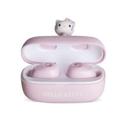 AURICULARES INALÁMBRICOS TRUE WIRELESS SOUND HELLO KITTY CON ESTUCHE DE CARGA CON IMAGEN 3D Y LICENCIA OFICIAL HELLO KITTY