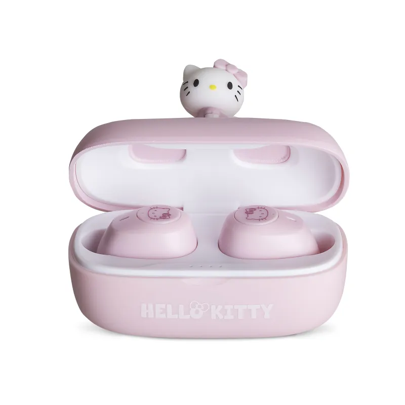 KABELLOSE TRUE-WIRELESS-KOPFHÖRER HELLO KITTY MIT LADEETUI, 3D-MOTIV UND OFFIZIELLER LIZENZ HELLO KITTY - The Shop Gamer