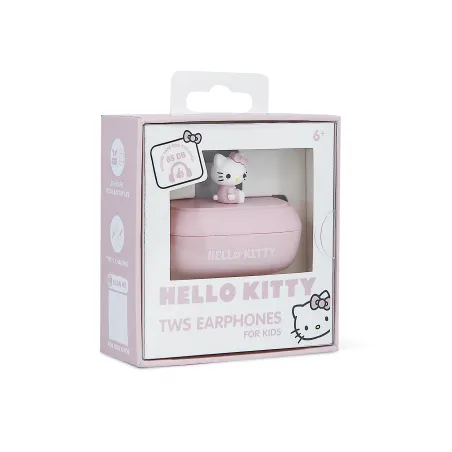 ÉCOUTEURS SANS FIL TRUE WIRELESS SOUND HELLO KITTY AVEC ÉTUI DE CHARGE, IMAGE 3D ET LICENCE OFFICIELLE HELLO KITTY - The Shop Ga