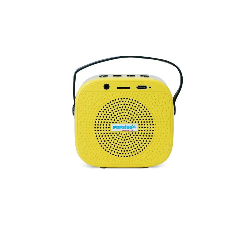 ENCEINTE KARAOKÉ SANS FIL AVEC MICRO ET LUMIÈRES LED PIKACHU POKEMON, COMPATIBLE AVEC TOUTE SOURCE AUDIO BLUETOOTH - The Shop Ga