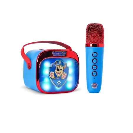 ALTOPARLANTE KARAOKE WIRELESS CON MICROFONO E LUCI LED PATRULLA CANINA COMPATIBILE CON QUALSIASI SORGENTE AUDIO BLUETOOTH - The 