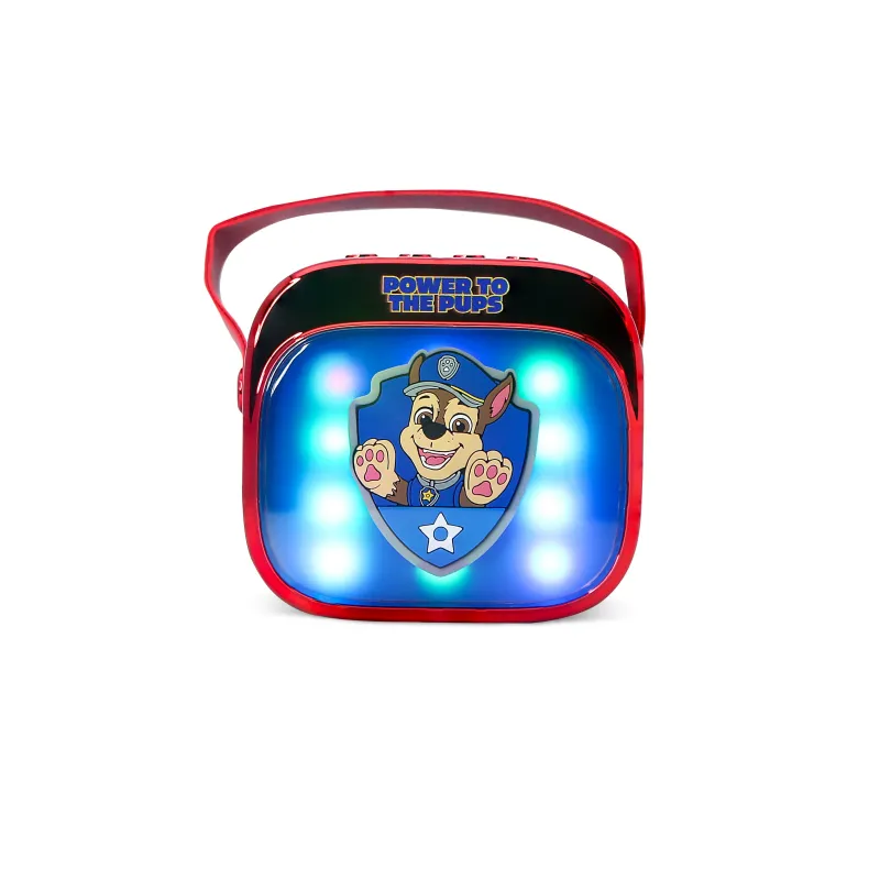 WIRELESS KARAOKE SPEAKER WITH MICROPHONE AND LED LIGHTS, PATRULLA CANINA, COMPATIBLE WITH ANY BLUETOOTH AUDIO SOURCE - The Shop 