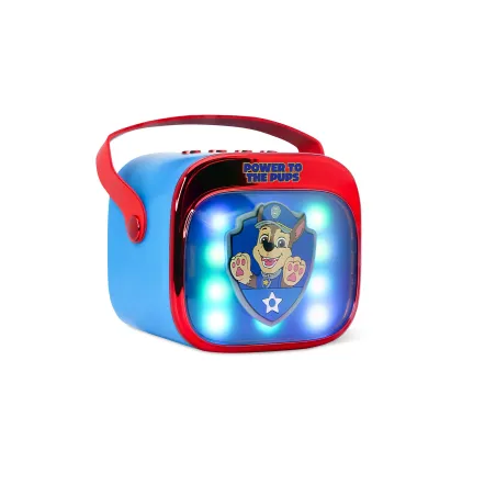 DRAADLOZE KARAOKELUIDSPREKER MET MICROFOON EN LEDVERLICHTING PATRULLA CANINA, COMPATIBEL MET ELKE BLUETOOTH-GELUIDSBRON - The Sh