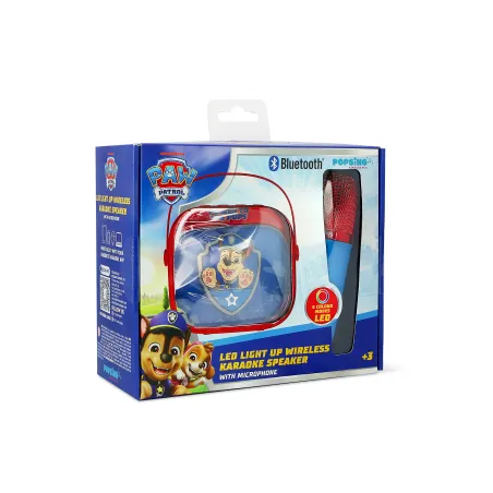 ALTOPARLANTE KARAOKE WIRELESS CON MICROFONO E LUCI LED PATRULLA CANINA COMPATIBILE CON QUALSIASI SORGENTE AUDIO BLUETOOTH - The 