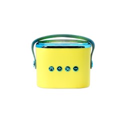 ALTAVOZ DE KARAOKE INALÁMBRICO CON MICRÓFONO Y LUCES LED BOB ESPONJA COMPATIBLE CON CUALQUIER FUENTE DE SONIDO BLUETOOTH