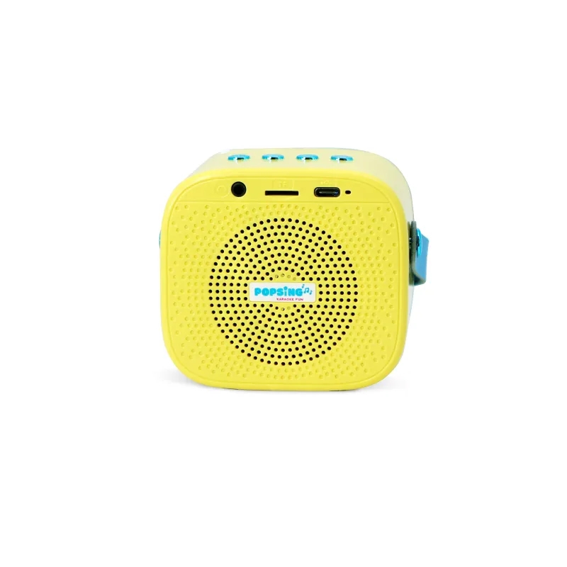 SPONGEBOB WIRELESS KARAOKE SPEAKER WITH MICROPHONE AND LED LIGHTS, COMPATIBLE WITH ANY BLUETOOTH AUDIO SOURCE - The Shop Gamer
