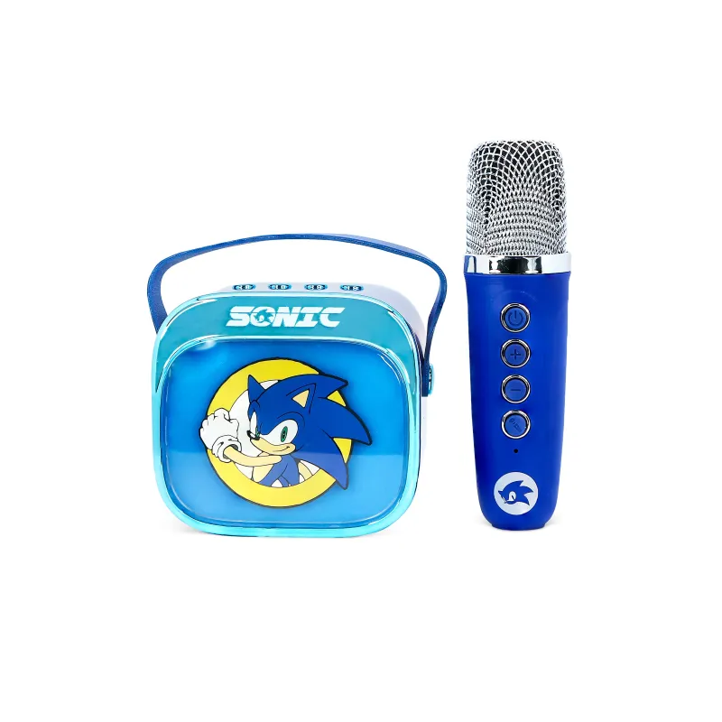 ALTOPARLANTE KARAOKE WIRELESS CON MICROFONO E LUCI LED SONIC COMPATIBILE CON QUALSIASI SORGENTE AUDIO BLUETOOTH - The Shop Gamer