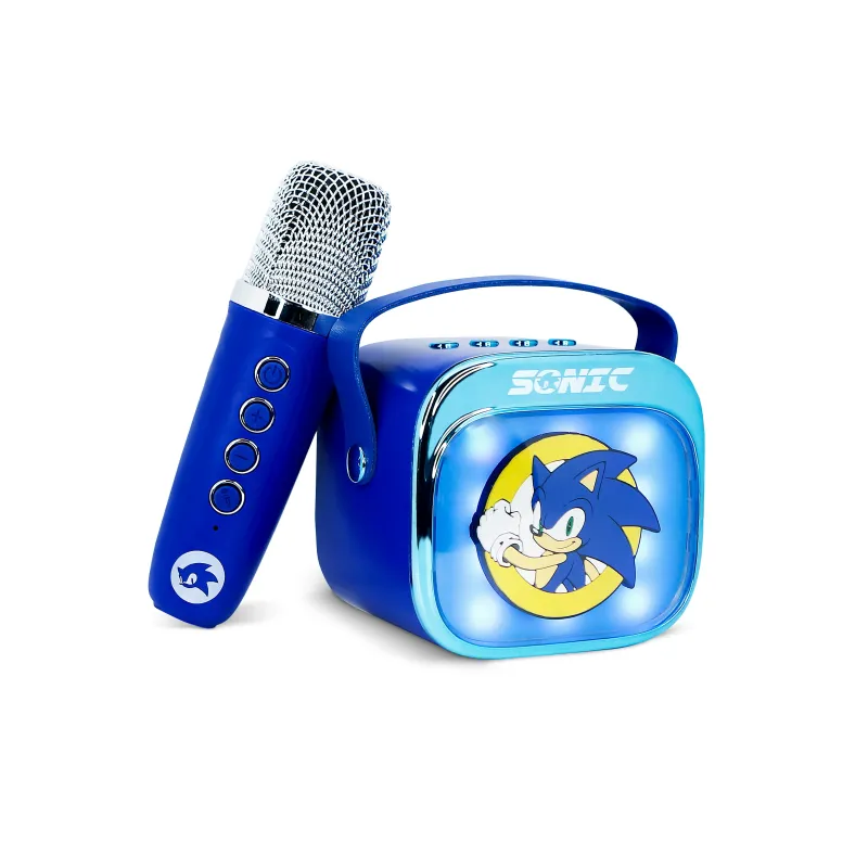 ALTOPARLANTE KARAOKE WIRELESS CON MICROFONO E LUCI LED SONIC COMPATIBILE CON QUALSIASI SORGENTE AUDIO BLUETOOTH - The Shop Gamer