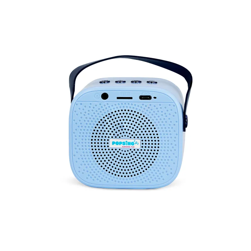 BLUEY WIRELESS KARAOKE SPEAKER WITH MICROPHONE AND LED LIGHTS, COMPATIBLE WITH ANY BLUETOOTH AUDIO SOURCE - The Shop Gamer