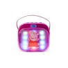 ALTAVOZ DE KARAOKE INALÁMBRICO CON MICRÓFONO Y LUCES LED PEPPA PIG COMPATIBLE CON CUALQUIER FUENTE DE SONIDO BLUETOOTH