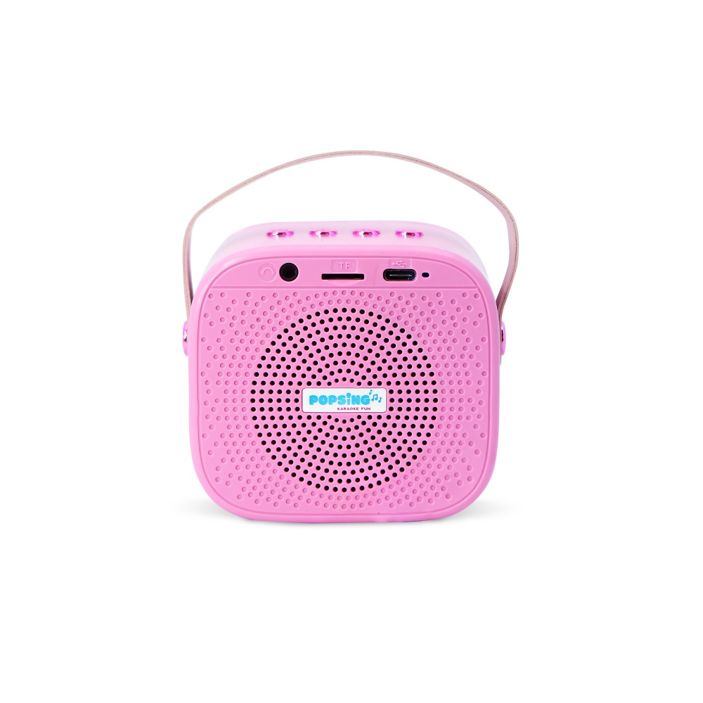 ALTAVOZ DE KARAOKE INALÁMBRICO CON MICRÓFONO Y LUCES LED PEPPA PIG COMPATIBLE CON CUALQUIER FUENTE DE SONIDO BLUETOOTH