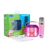 ALTOPARLANTE KARAOKE WIRELESS CON MICROFONO E LUCI LED PEPPA PIG COMPATIBILE CON QUALSIASI SORGENTE AUDIO BLUETOOTH - The Shop G
