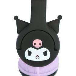 AURICULARES INFANTILES CON CABLE KUROMI LIMITADOS EN VOLUMEN CON LICENCIA OFICIAL KUROMI