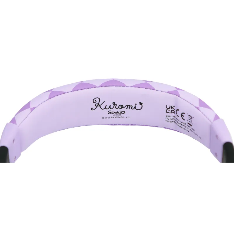 CASQUE ENFANT FILAIRE KUROMI À VOLUME LIMITÉ, SOUS LICENCE OFFICIELLE KUROMI - The Shop Gamer